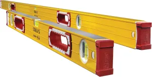 Stabila 37532 Heavy Duty Type 196 Jamber Set - includes 78" Plus 32" Handholes Levels