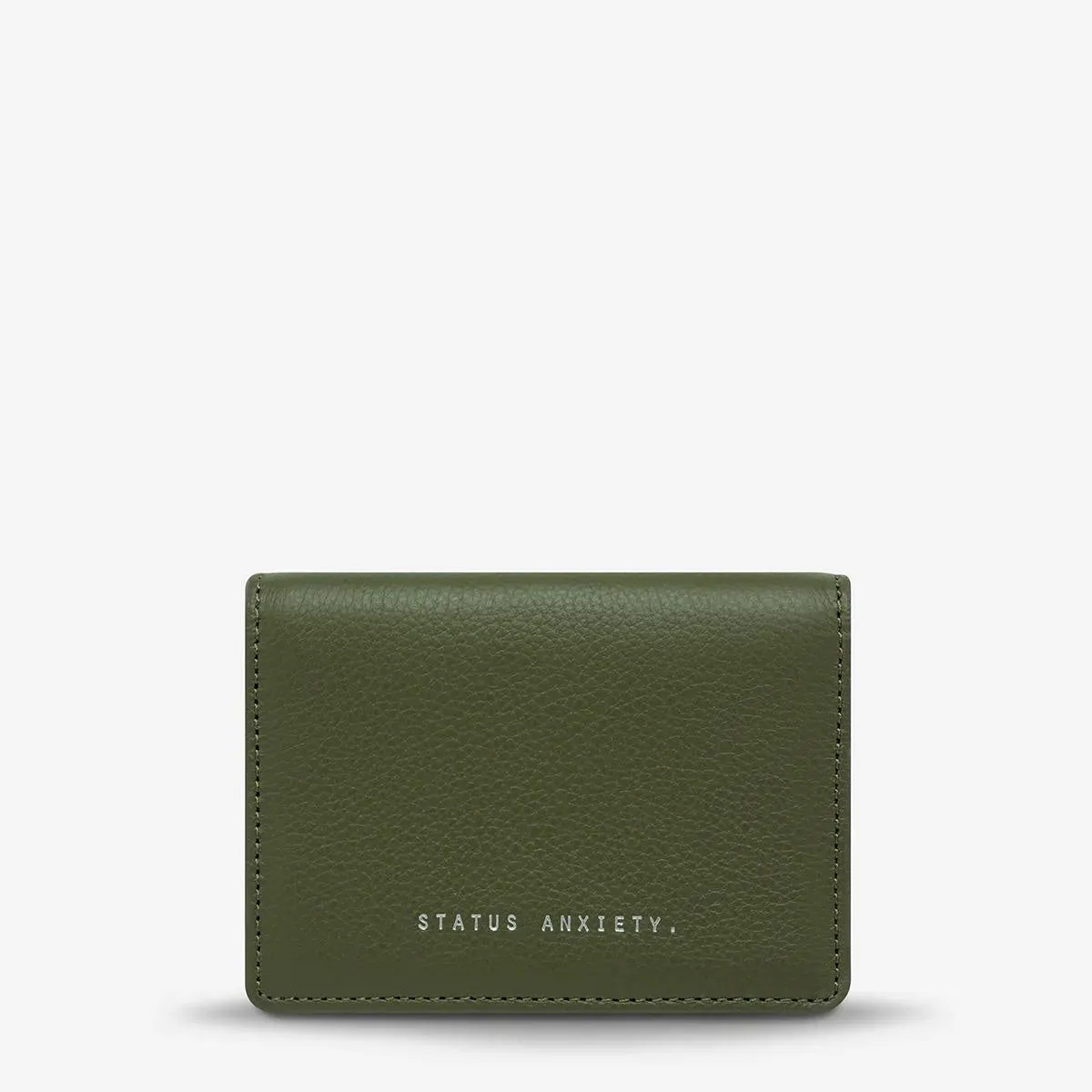 Status Anxiety Easy Does It Leather Wallet (Khaki)