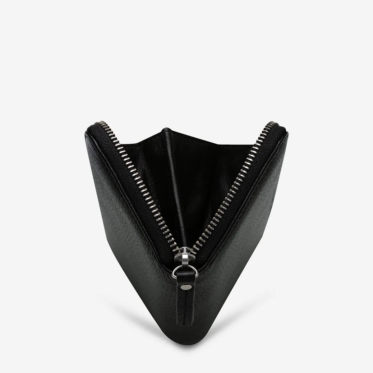 Status Anxiety Yet To Come Leather Wallet (Black)