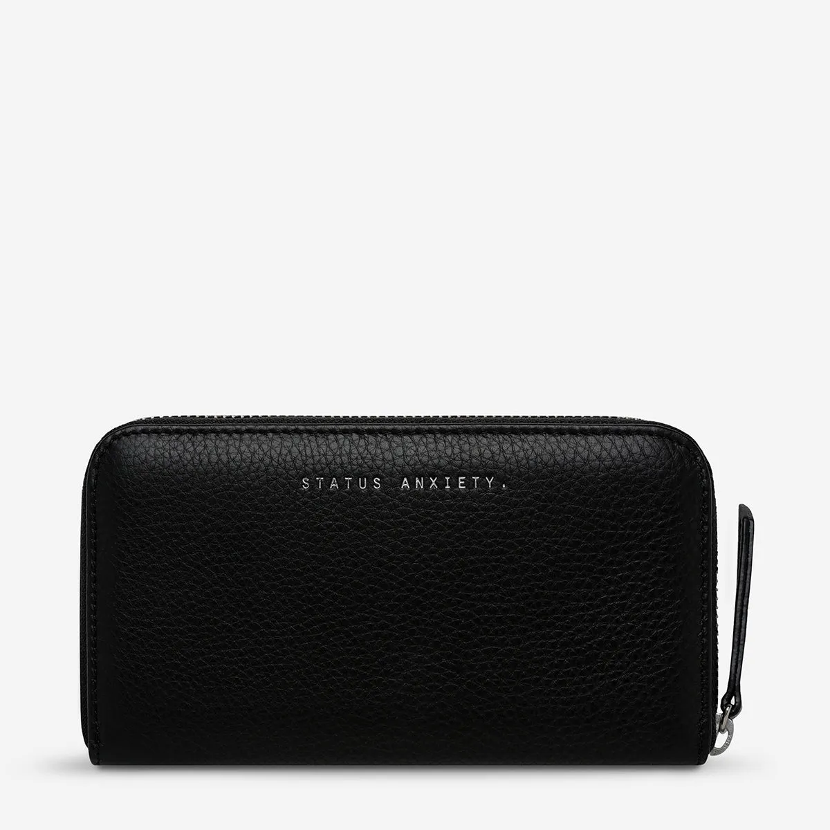Status Anxiety Yet To Come Leather Wallet (Black)