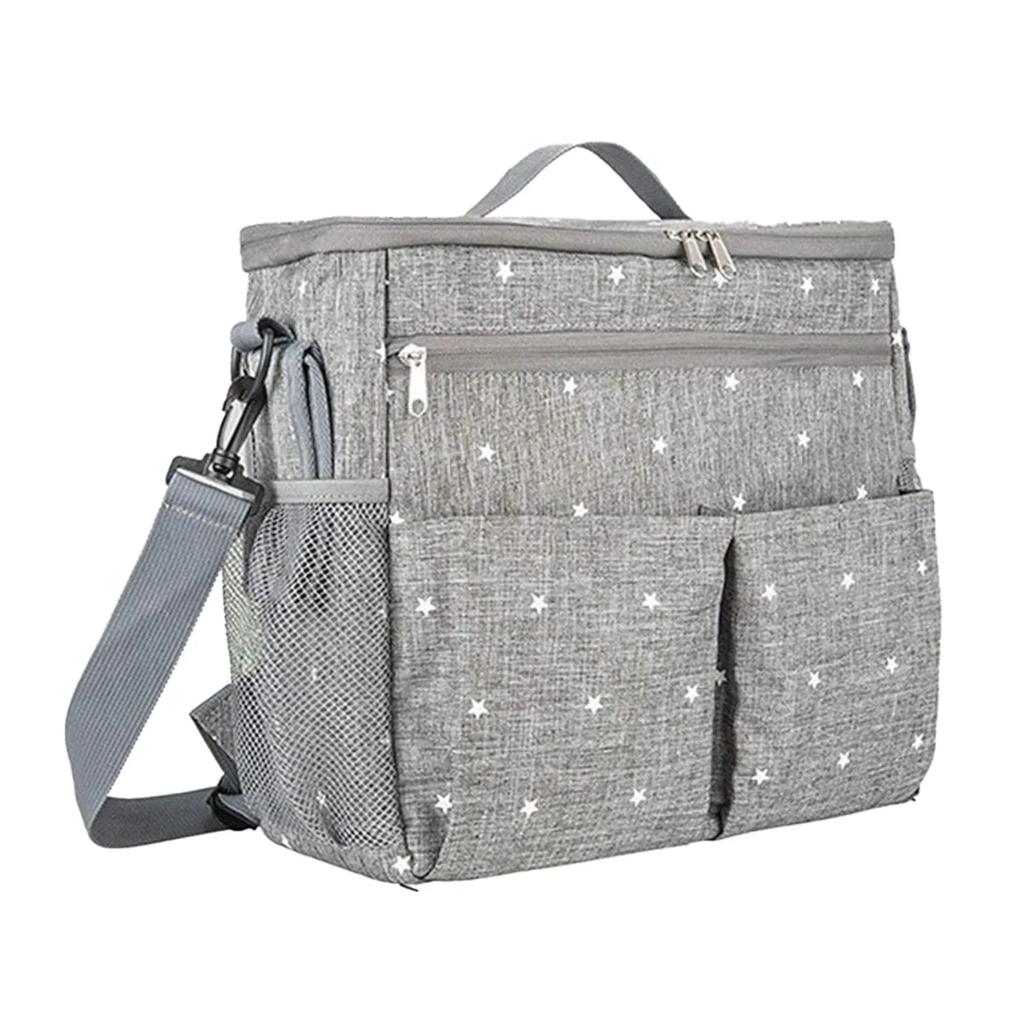 Stroller Bag Baby Diaper Bag Tote Lightweight Spacious Practical Weekend Bag Multifunction Handbag Pouch Easy Installation