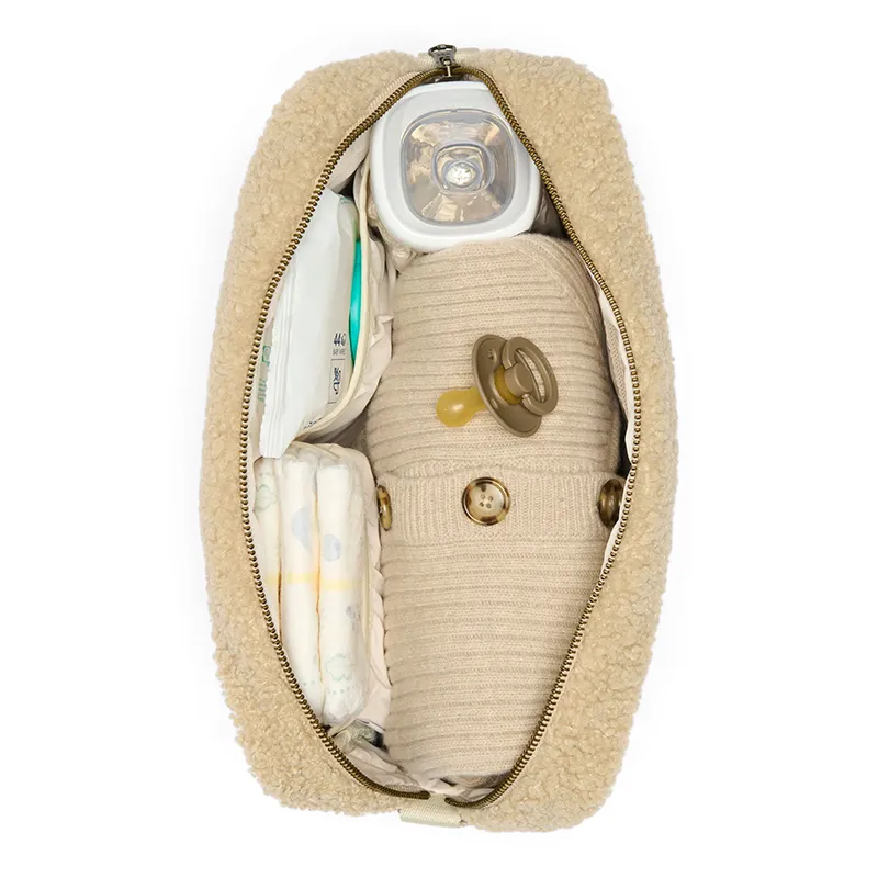 Studio Noos Stroller Organizer 'Teddy' Ecru