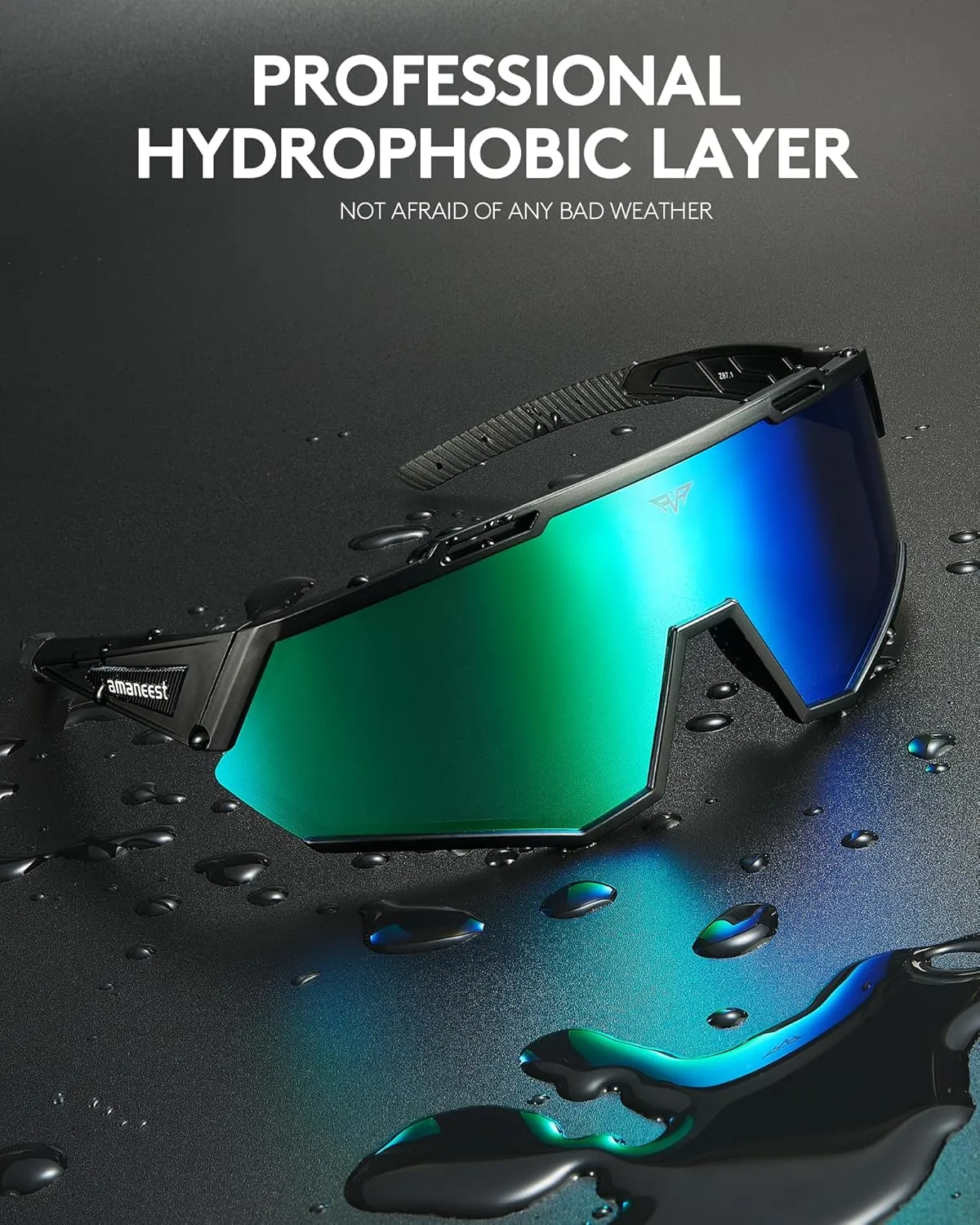 Sunglasses UV Protection Cycling Sunglasses for Men and Women,Impact Resistance Z87.1 for Construction
