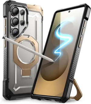 SUPCASE for Samsung Galaxy S25 Ultra Case with Stand (Unicorn Beetle Grip), [S Pen Friendly] [Compatible with MagSafe] [Military-Grade Protection] Magnetic Phone Case for S25 Ultra 6.9 Inch, Desert