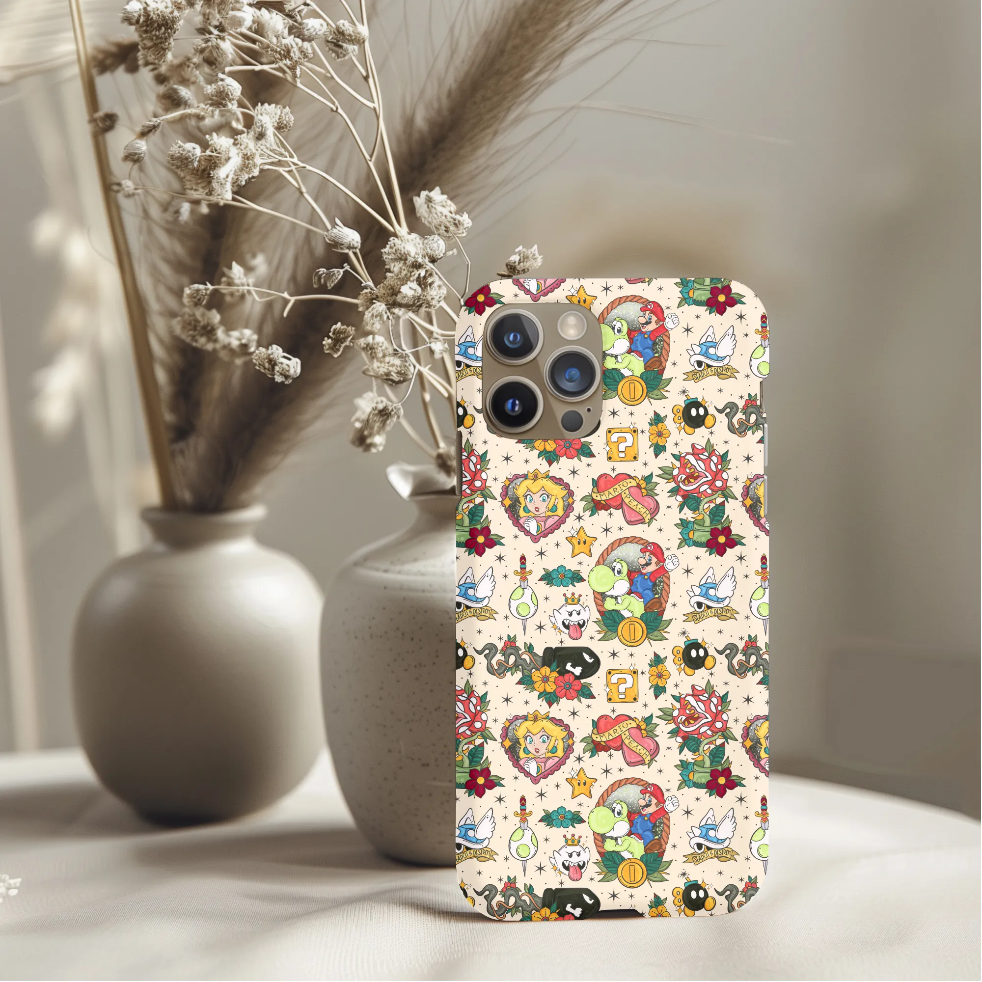 Super Mario Christmas Phone Case