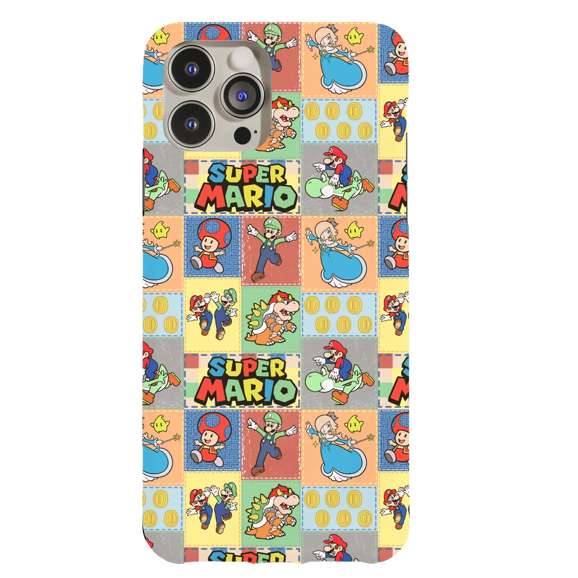 Super Mario Patchwork Phone Case