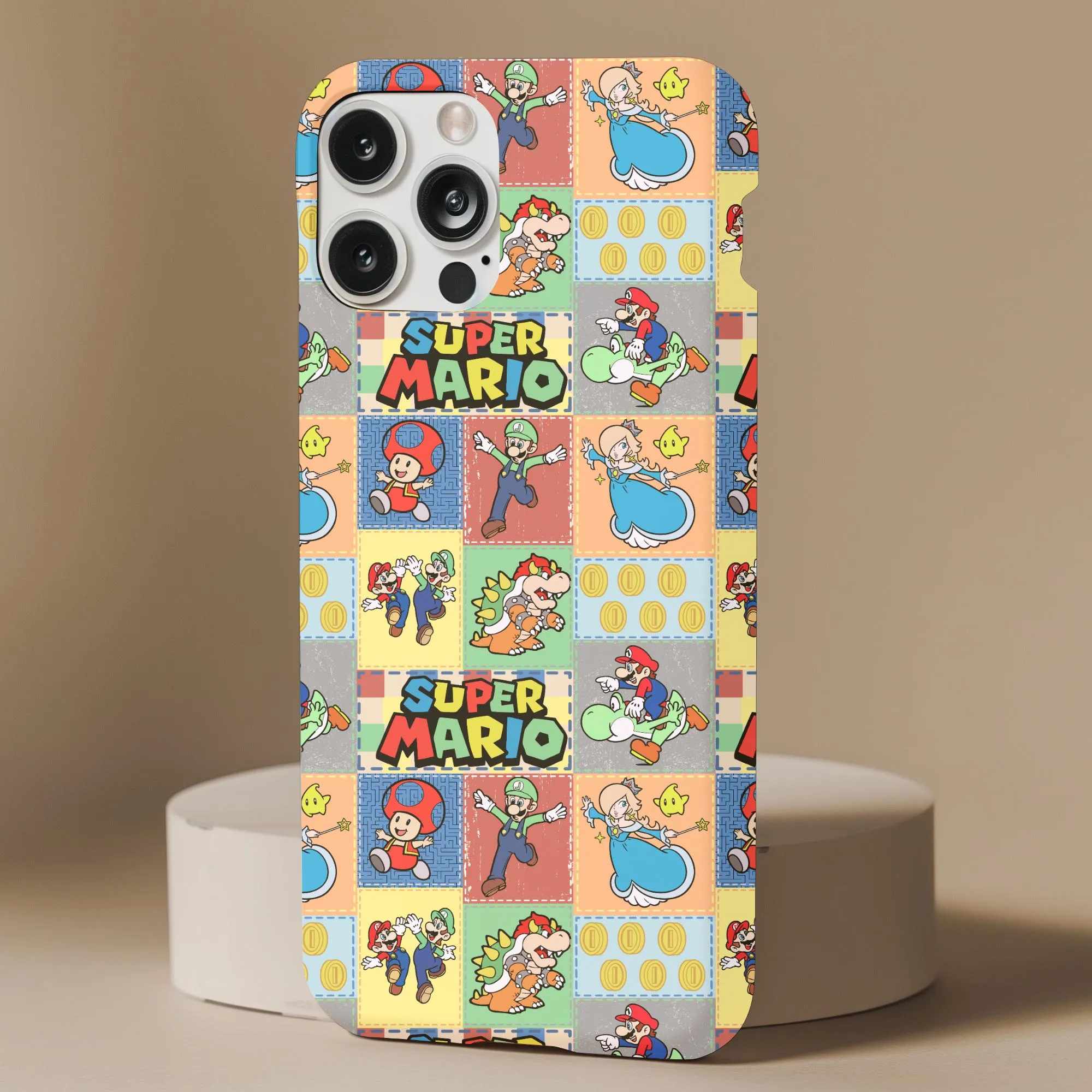 Super Mario Patchwork Phone Case