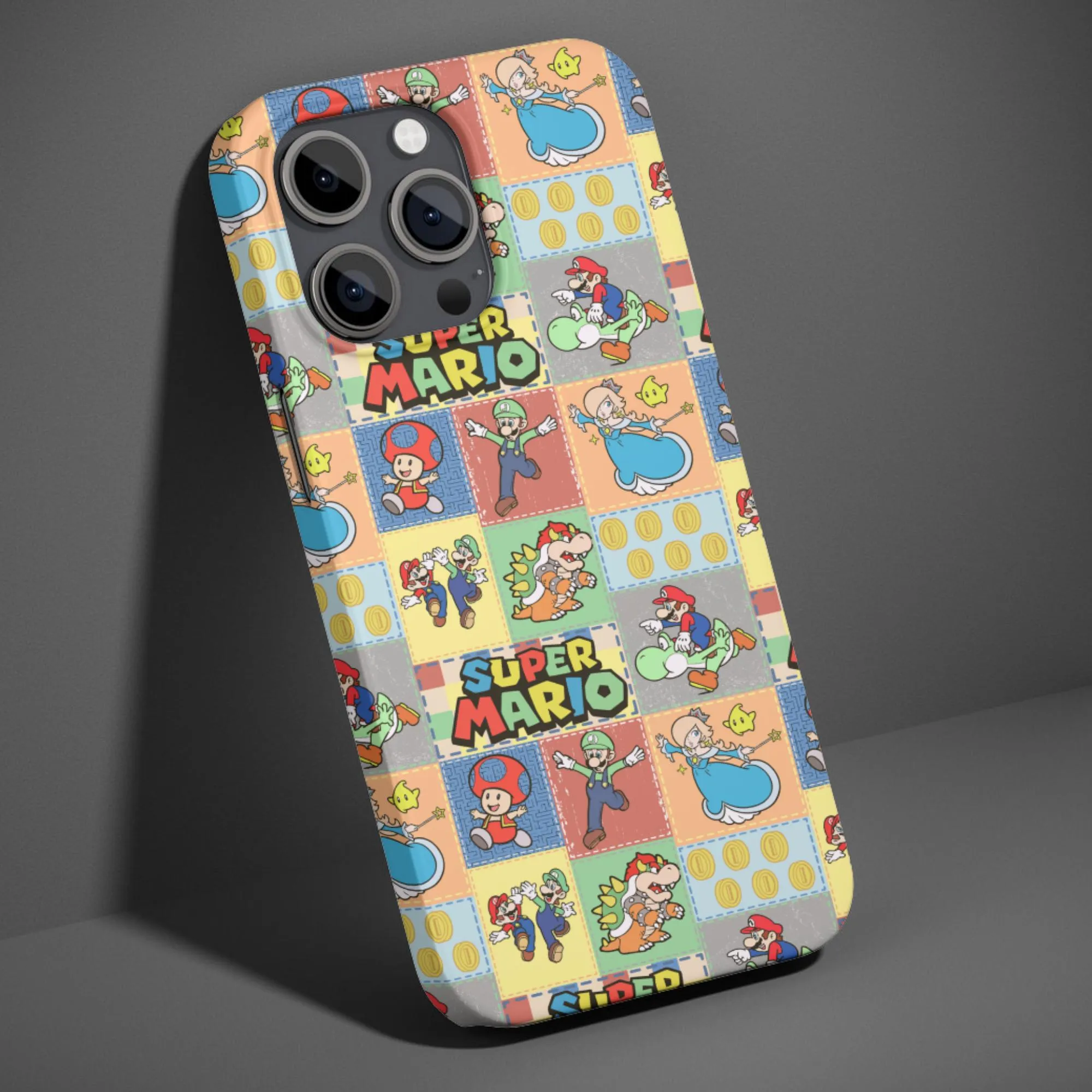 Super Mario Patchwork Phone Case