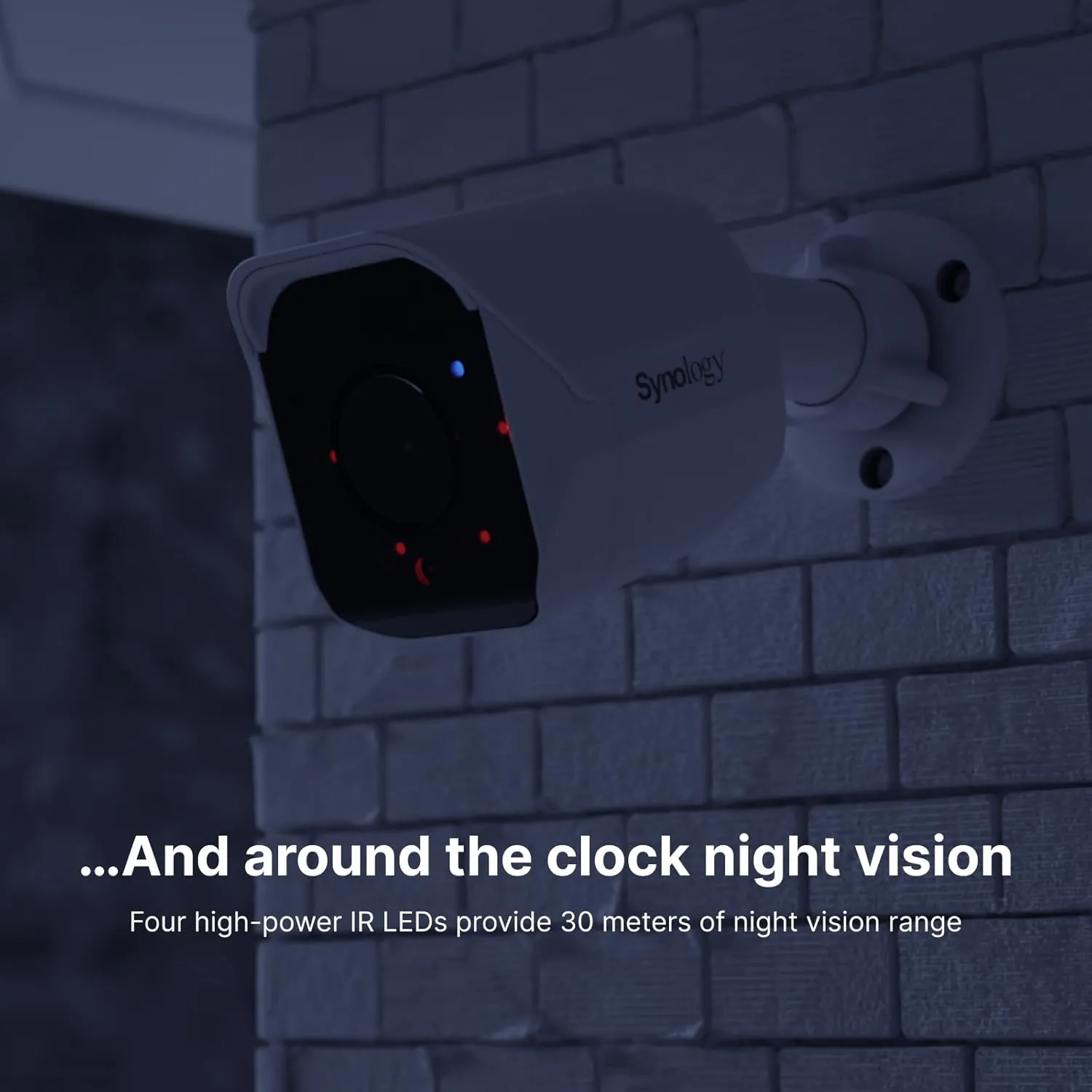 Synology BC500-5MP AI Bullet IP Camera, Night Vision, IP67