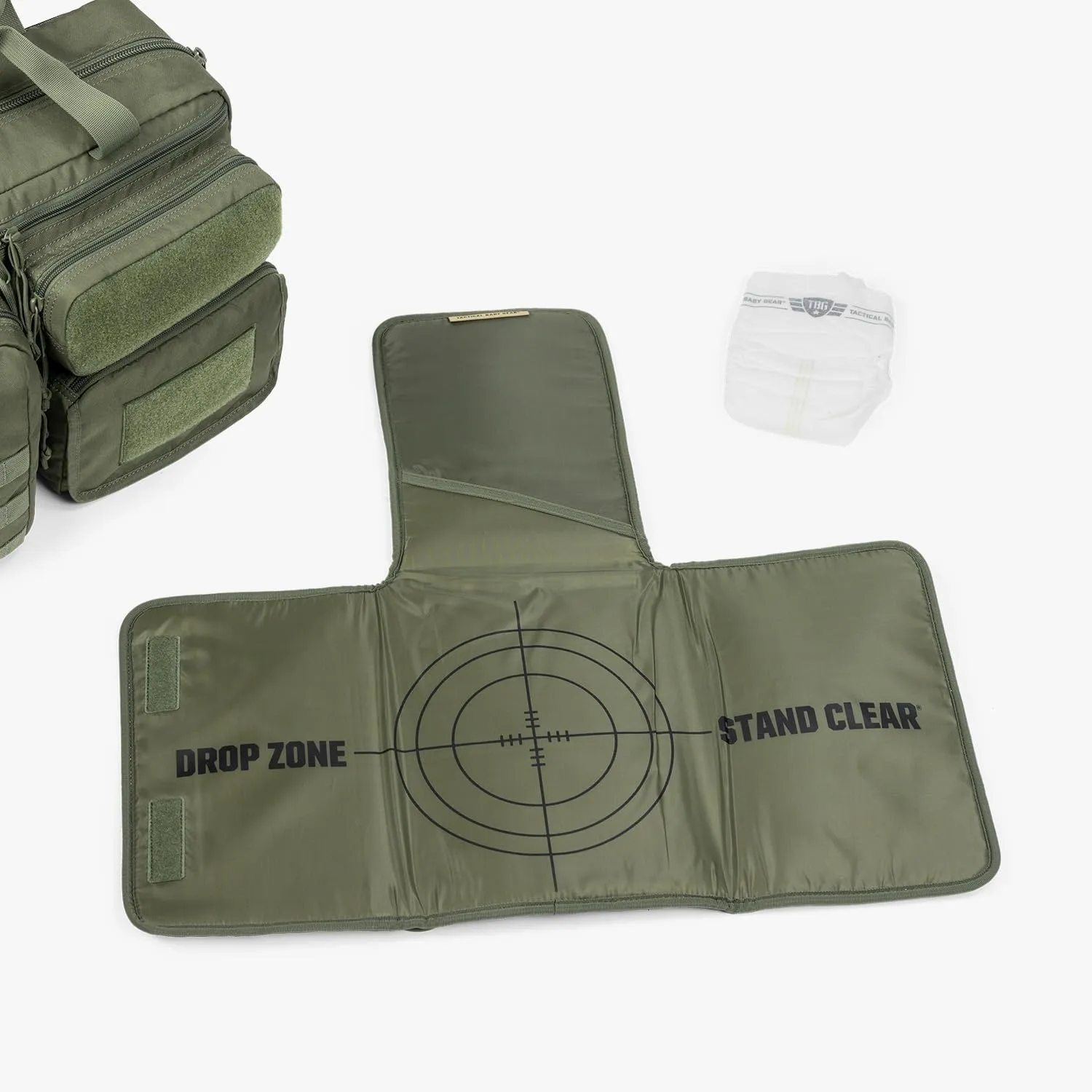 Tactical Baby Gear 4th Gen Tactical Diaper Bag for Dads w/Included Changing Mat, Stroller Straps