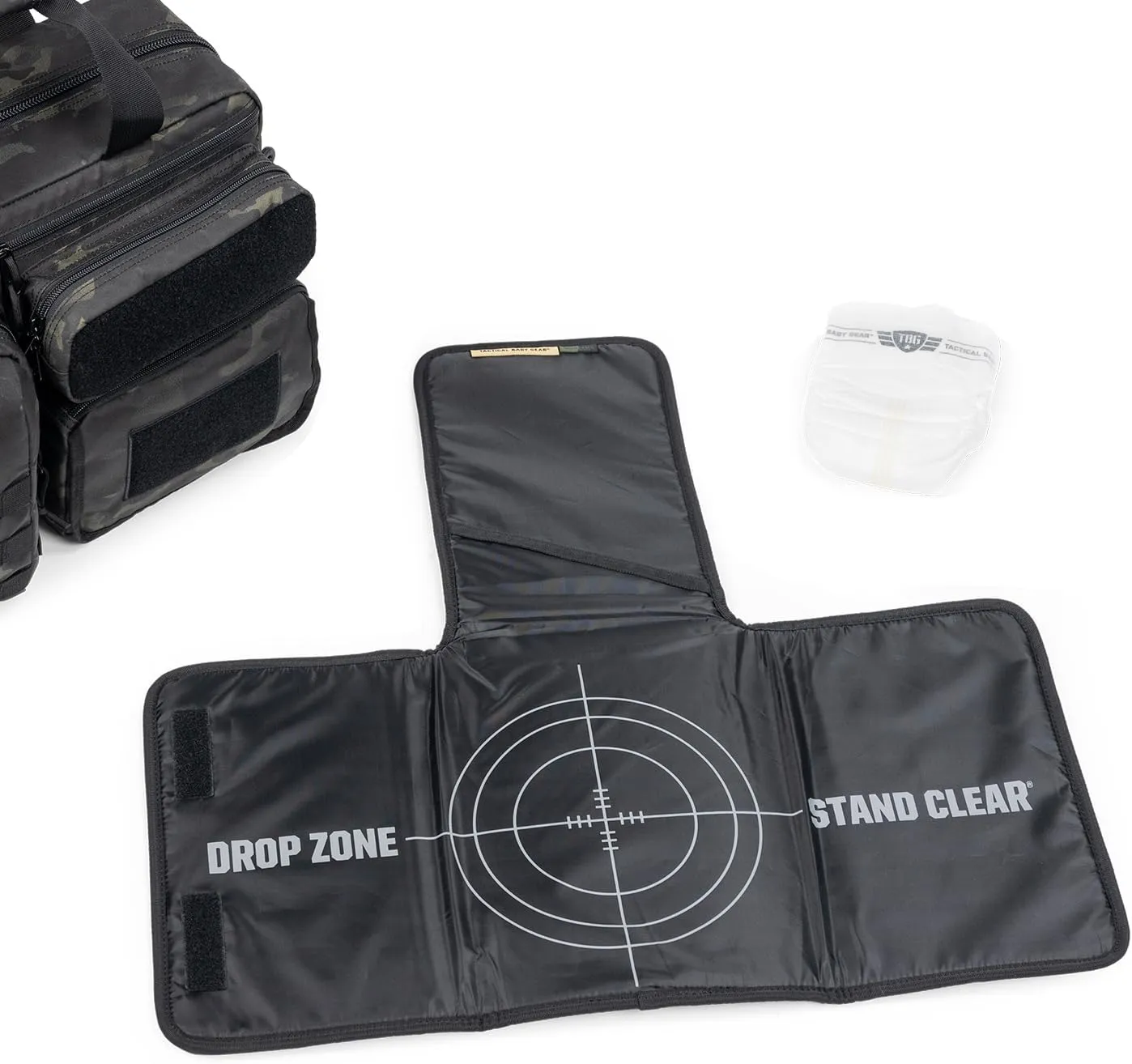 Tactical Baby Gear 4th Gen Tactical Diaper Bag for Dads w/Included Changing Mat, Stroller Straps