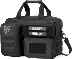Tactical Baby Gear 4th Gen Tactical Diaper Bag for Dads w/Included Changing Mat, Stroller Straps