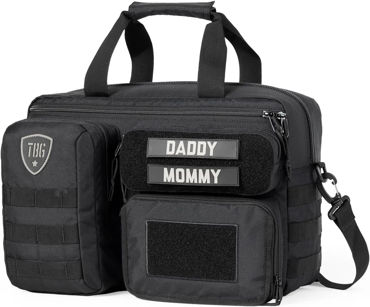 Tactical Baby Gear 4th Gen Tactical Diaper Bag for Dads w/Included Changing Mat, Stroller Straps