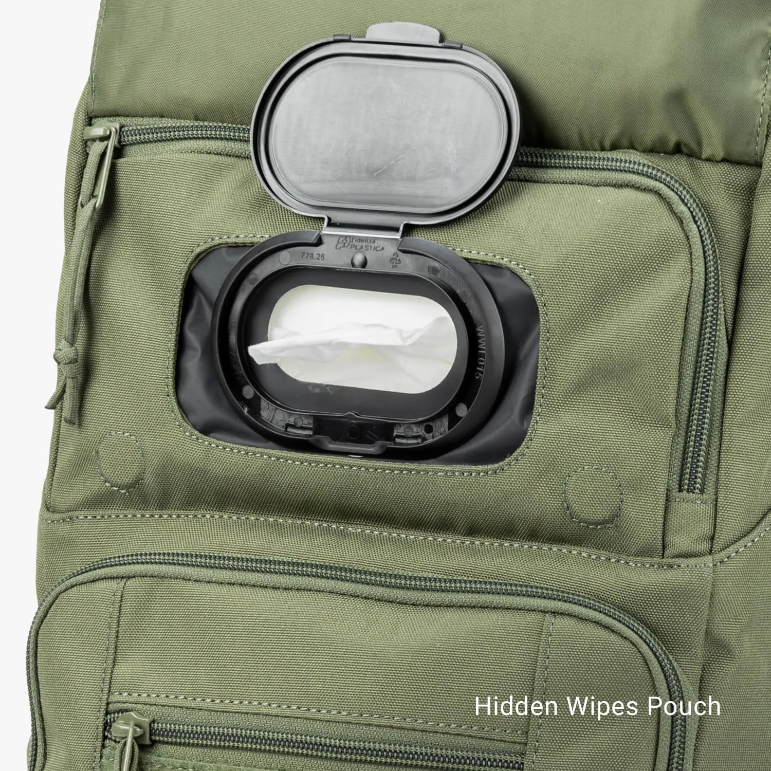 Tactical Baby Gear Everyday Diaper Bag Backpack for Men w/Changing Mat (Ranger Green Everyday)