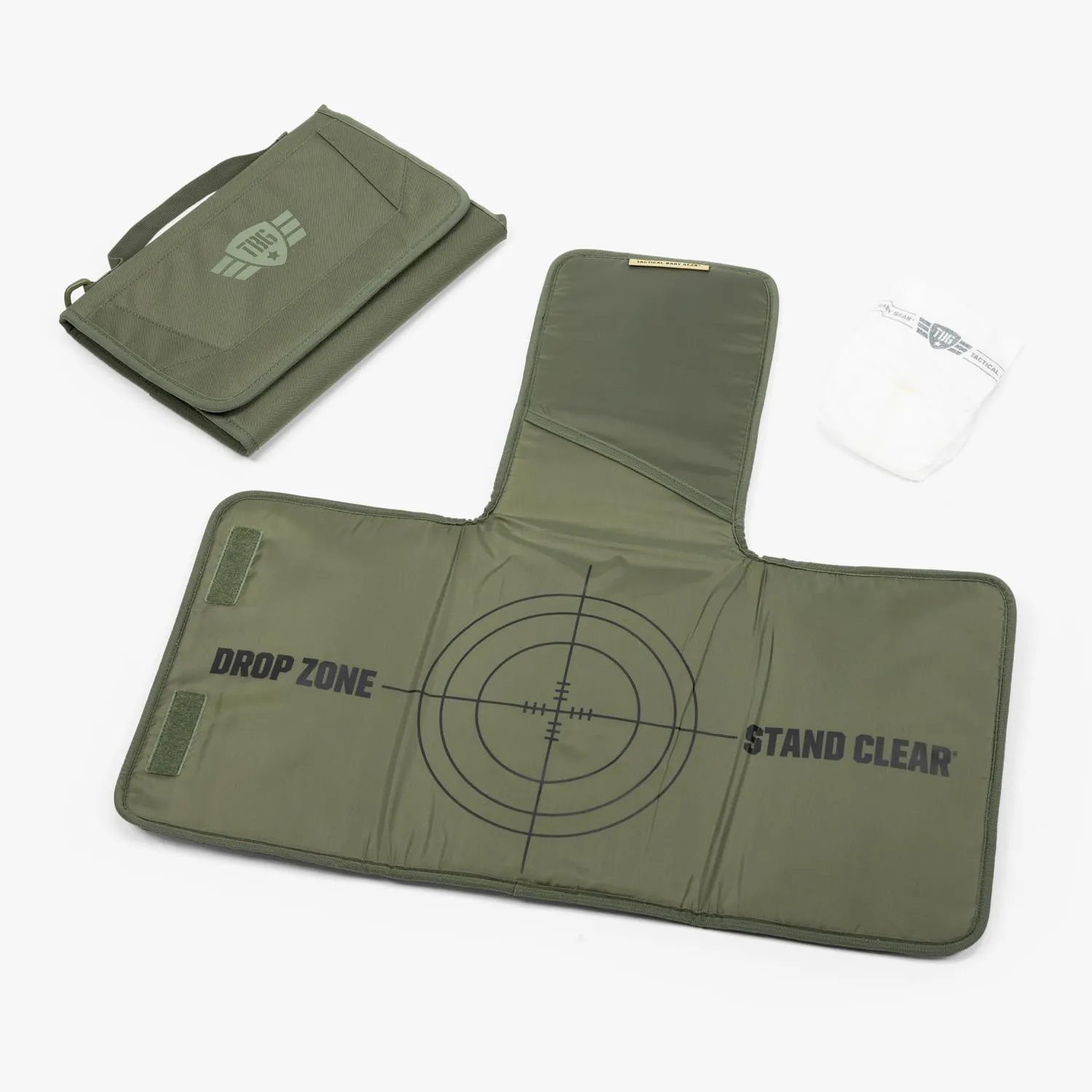 Tactical Baby Gear Everyday Diaper Bag Backpack for Men w/Changing Mat (Ranger Green Everyday)