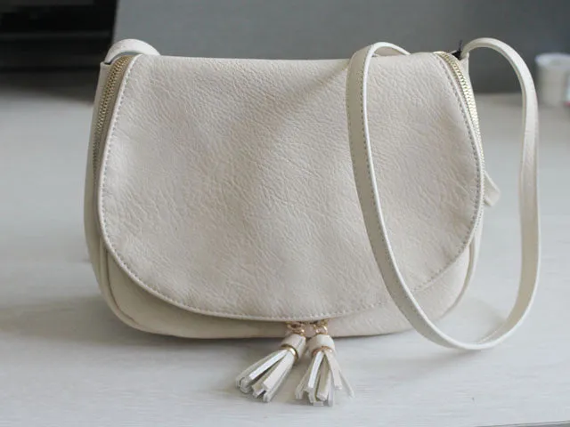Tassel Women Bag Leather Handbags Cross Body Shoulder Bags Fashion Messenger Bag Women Handbag