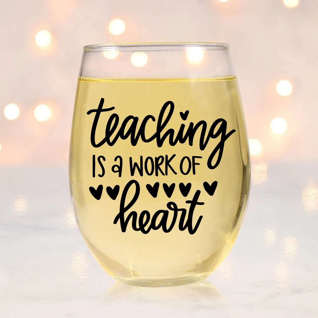 Teaching Is A Work of Heart SVG
