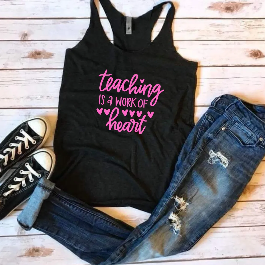 Teaching Is A Work of Heart SVG