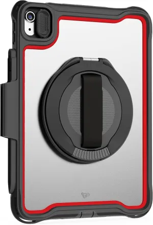 Tech21 EvoMax for iPad 11" (2022-2025) - Rugged Military-Grade Protection - Handstrap - 360 Integrated Kickstand - Black