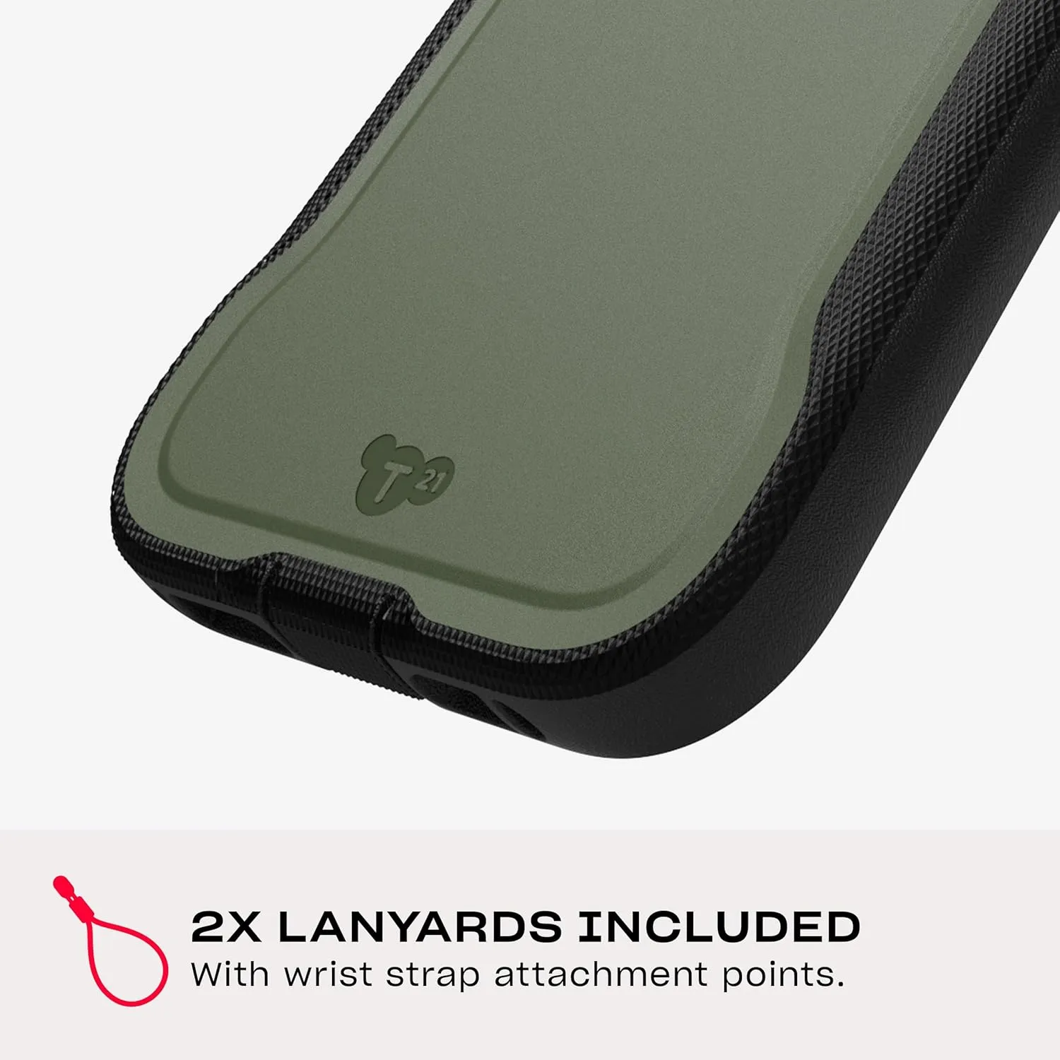 Tech21 EvoPro for iPhone 16 Pro Compatible with MagSafe - Impact Protection Case 21x Military Standard Tested - in Khaki/Black