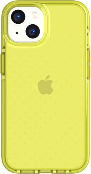 Tech21 iPhone 14 Evo Check – Shock-Absorbing & Slim Protective Phone Case with 16ft FlexShock Multi-Drop Protection & Extra Buttons