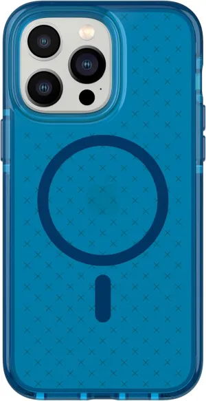 tech21 iPhone 14 Pro Max Evo Check Compatible with MagSafe® – Shock-Absorbing & Slim Protective Phone Case with 16ft FlexShock Multi-Drop Protection & Extra Buttons