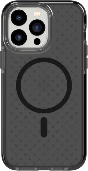 tech21 iPhone 14 Pro Max Evo Check Compatible with MagSafe® – Shock-Absorbing & Slim Protective Phone Case with 16ft FlexShock Multi-Drop Protection & Extra Buttons