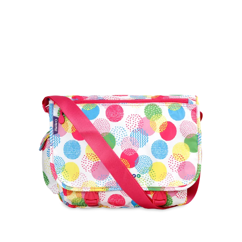 Terry Messenger bag in Speckle - Final Sale