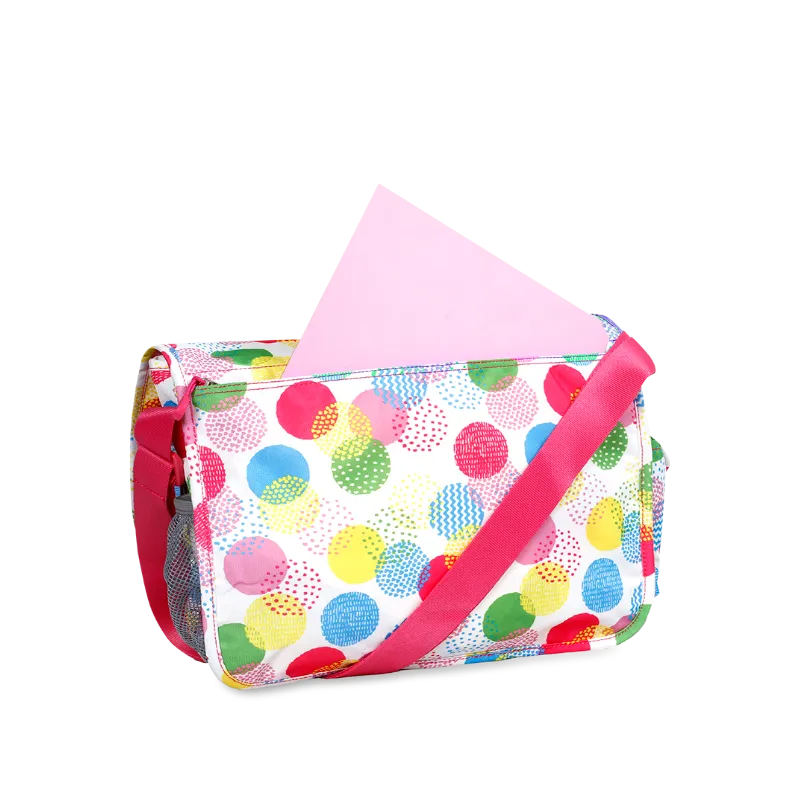 Terry Messenger bag in Speckle - Final Sale