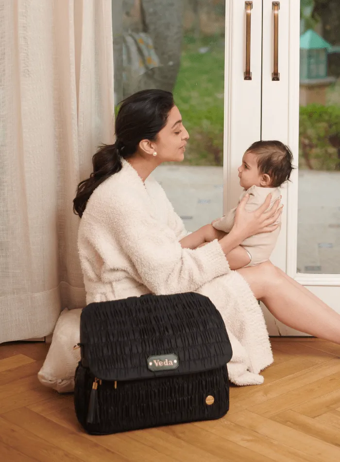 The Dune Diaper Bag - Black