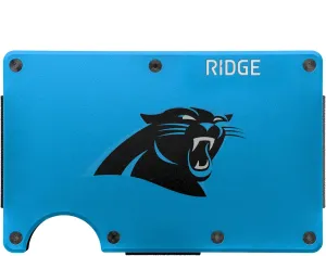 The Ridge NFL Edition, Mens Minimalist Aluminum Metal Wallet - Rfid Blocking, Elastic, Slim Front Pocket Credit Card Holder with Both Cash Strap and an additional Money Clip