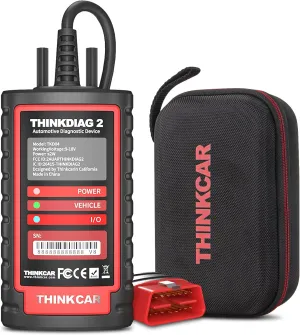 Thinkdiag2 All System Bidirectional Control OBD2 Diagnostic Scanner for iOS & Android, Bluetooth Scan Tool with CAN-FD Protocol, AutoVIN, Active Test, 15  Reset Functions, ECU Coding, 1 Year Fr-ee