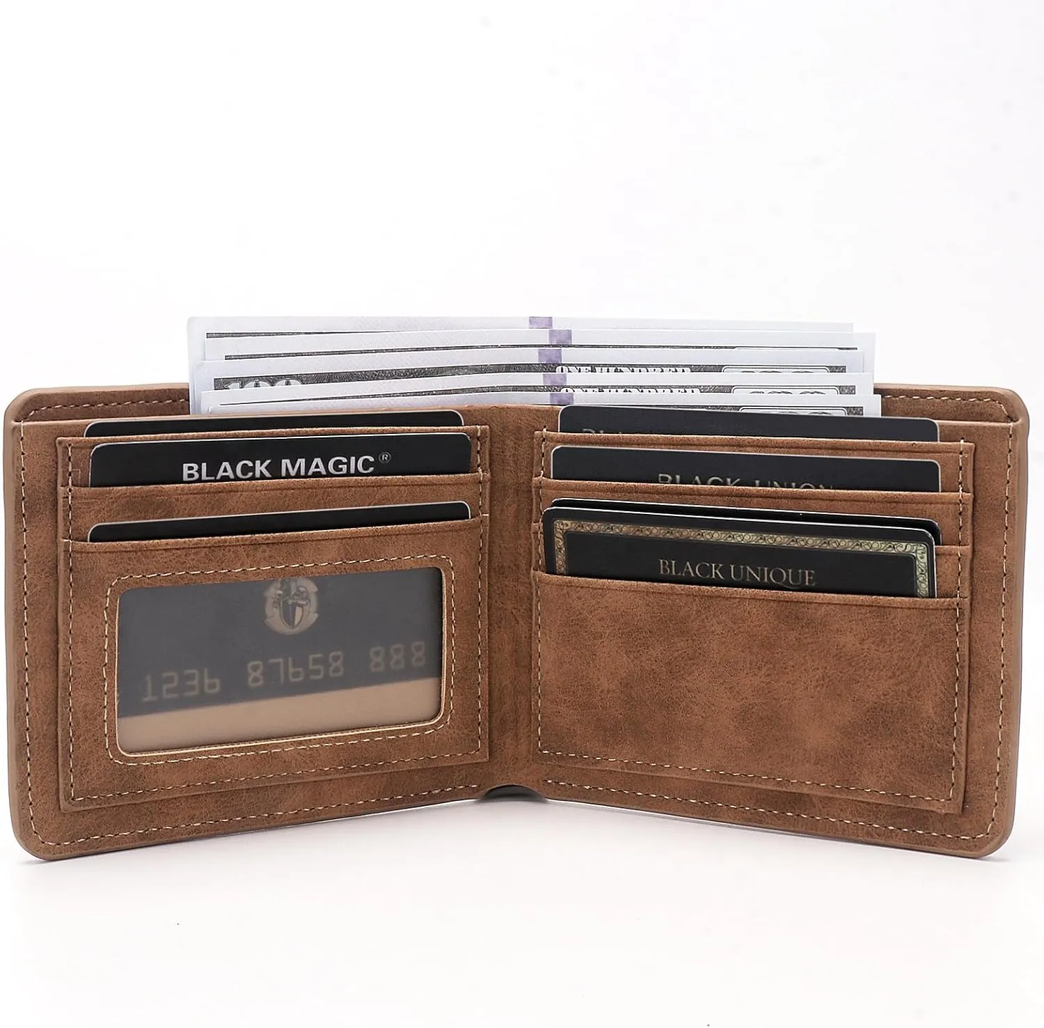 THTCSQ Pilot's Prayer Leather Wallet - Engraved Personalized Aviation Gift for New Pilot Graduation
