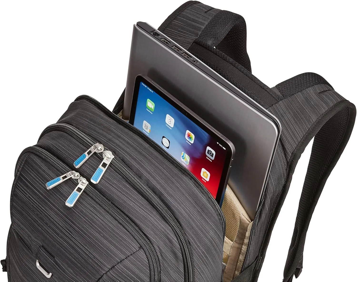 Thule Construct Backpack - School, Work & Travel - Padded Laptop Sleeve - Internal Organizational Quick Access Front Pocket