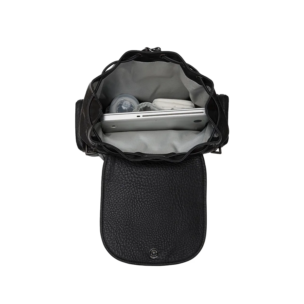 TIBA   MARL changing backpack with changing mat 'Kaspar' Black