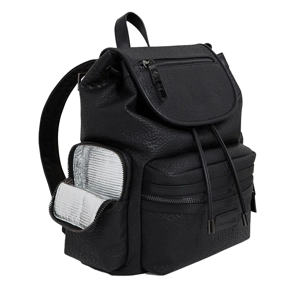 TIBA   MARL changing backpack with changing mat 'Kaspar' Black