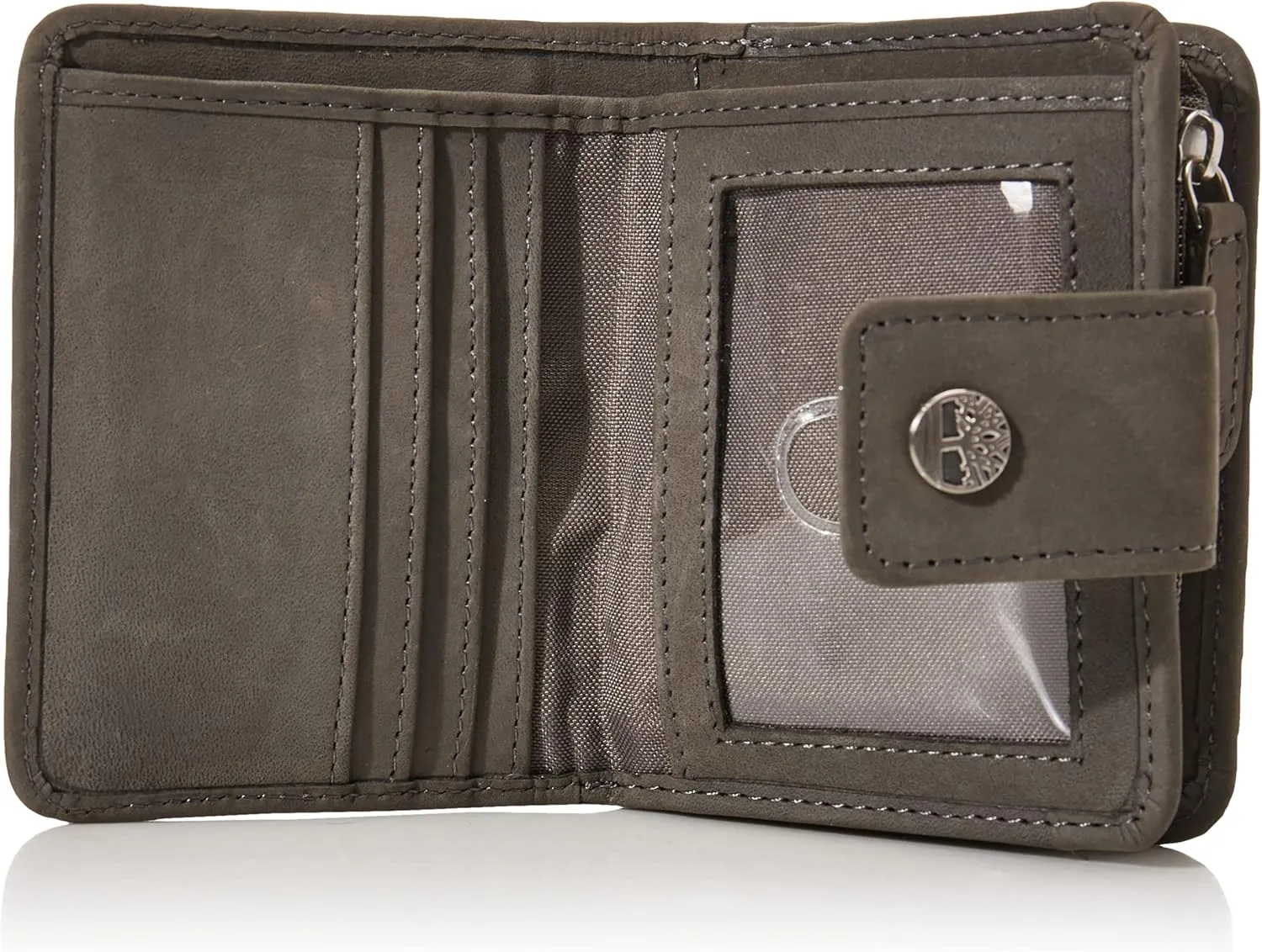 Timberland Women's Leather Rfid Small Indexer Wallet Billfold, Castlerock, One Size