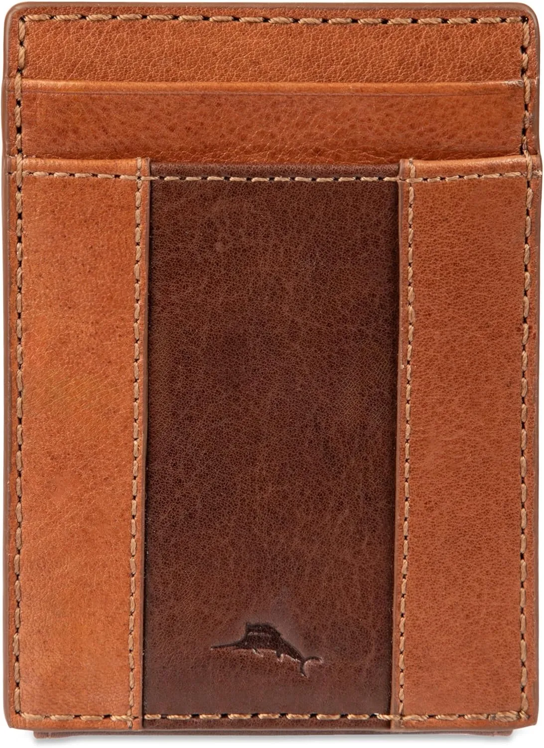 Tommy Bahama Men's Two Tone Magnetic Front Pocket Wallet
