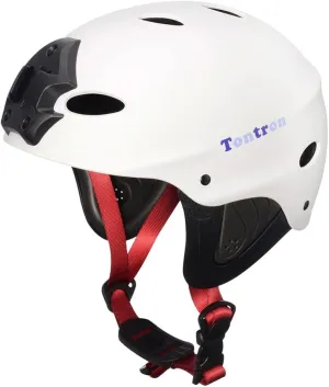 Tontron Adult Water Sports Helmet with Camera Mount Plate