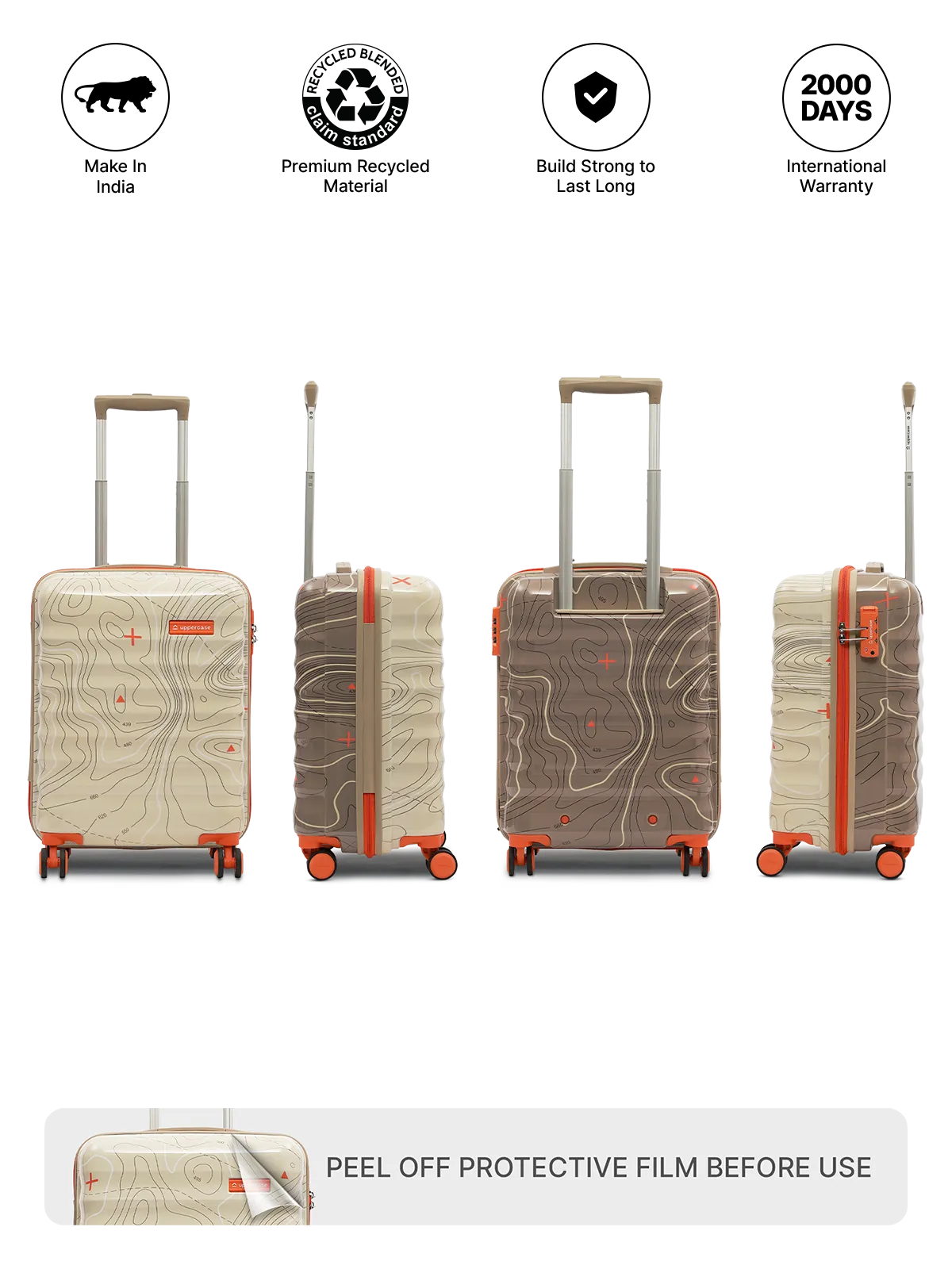 Topo Taupe and Beige Cabin Trolley