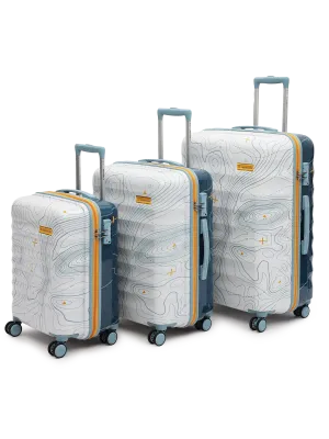 Topo White and Blue Set of 3 (S M L) Trolley