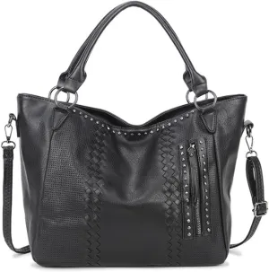 Tote Bag for Women PU Leather Shoulder Bags Fashion Hobo Bags Large Purse and Handbags with Adjustable Shoulder Strap