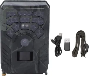 Trail Camera, 5MP 720P Wildlife Monitoring Camera with IP56, Speedy Picture Taking, 32GB Memory, Outdoor, More Convenient and Secure