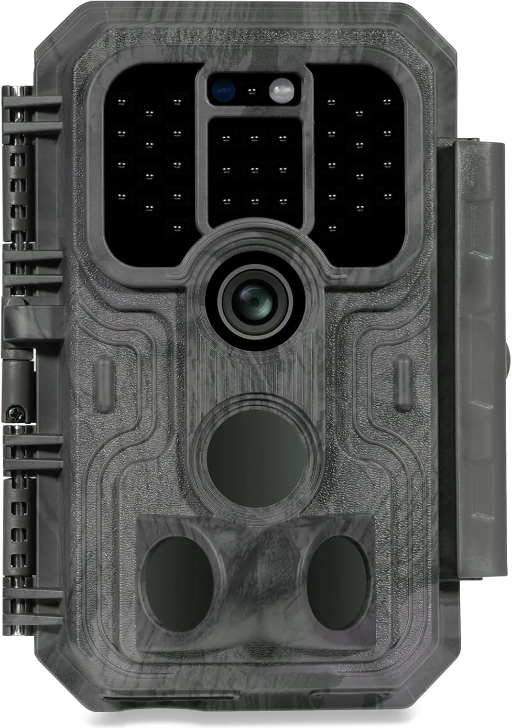 Trail Camera S5, Super-Low-Light Sensitivity Sensor, 48MP 1296p, Game Camera with No Glow 100ft Night Vision, 0.1s Trigger Speed Motion Activated, Waterproof