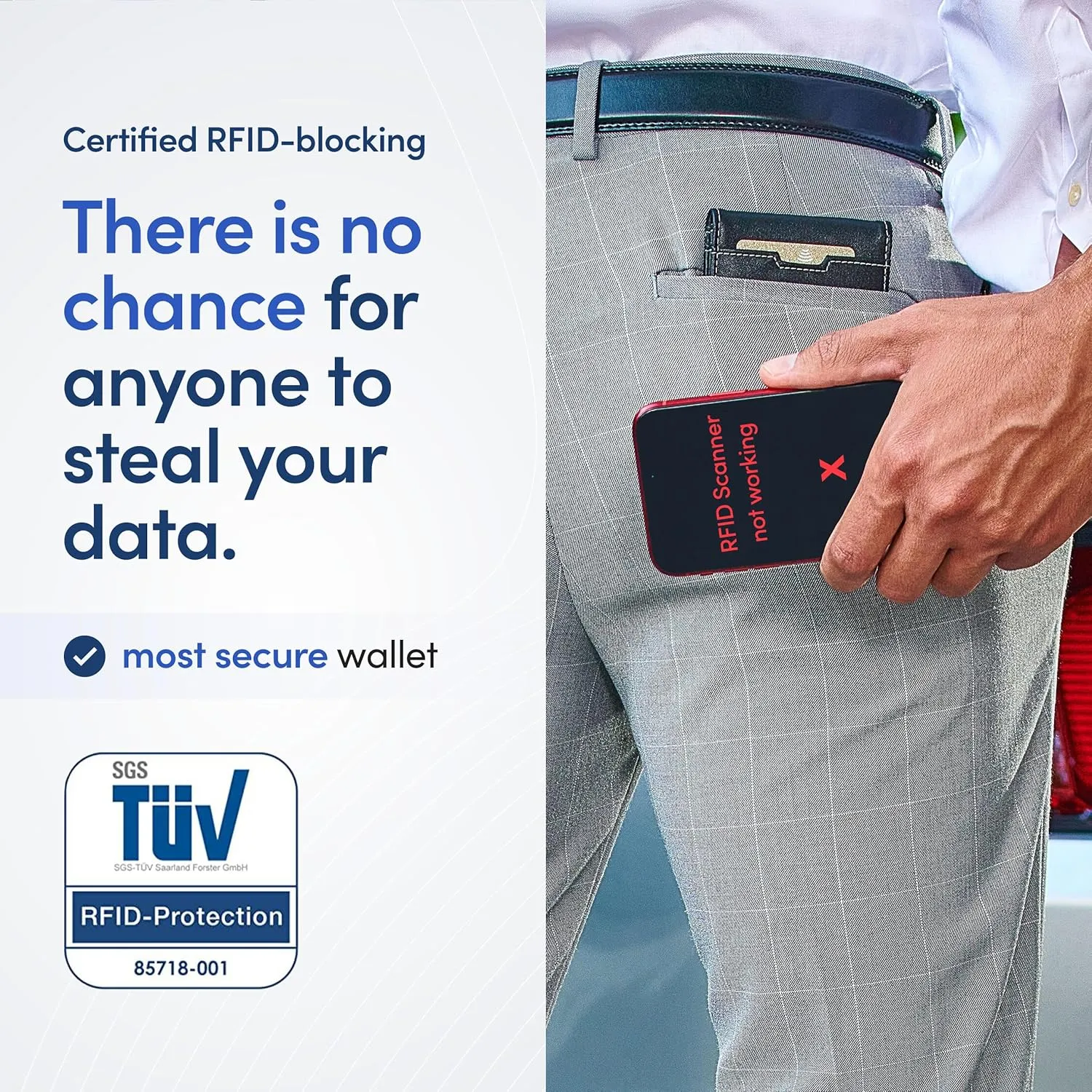 TRAVANDO Mens Slim Wallet with Money Clip AUSTIN RFID Blocking Bifold Credit Card Holder for Men with Gift Box