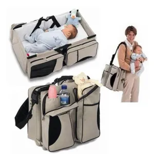 Travel Folding Diaper Bag for Infants - Portable Mummy Bag