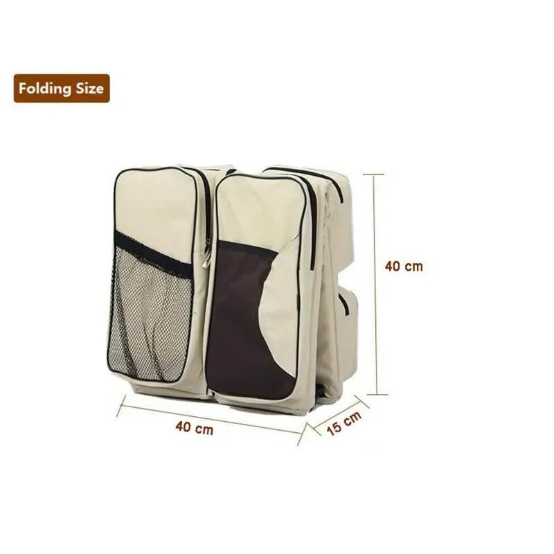 Travel Folding Diaper Bag for Infants - Portable Mummy Bag
