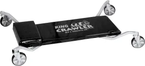 Traxion 1-200 King Crawler Rolling Automotive Mechanic Creeper W/All-Terrain 5" Casters,Black