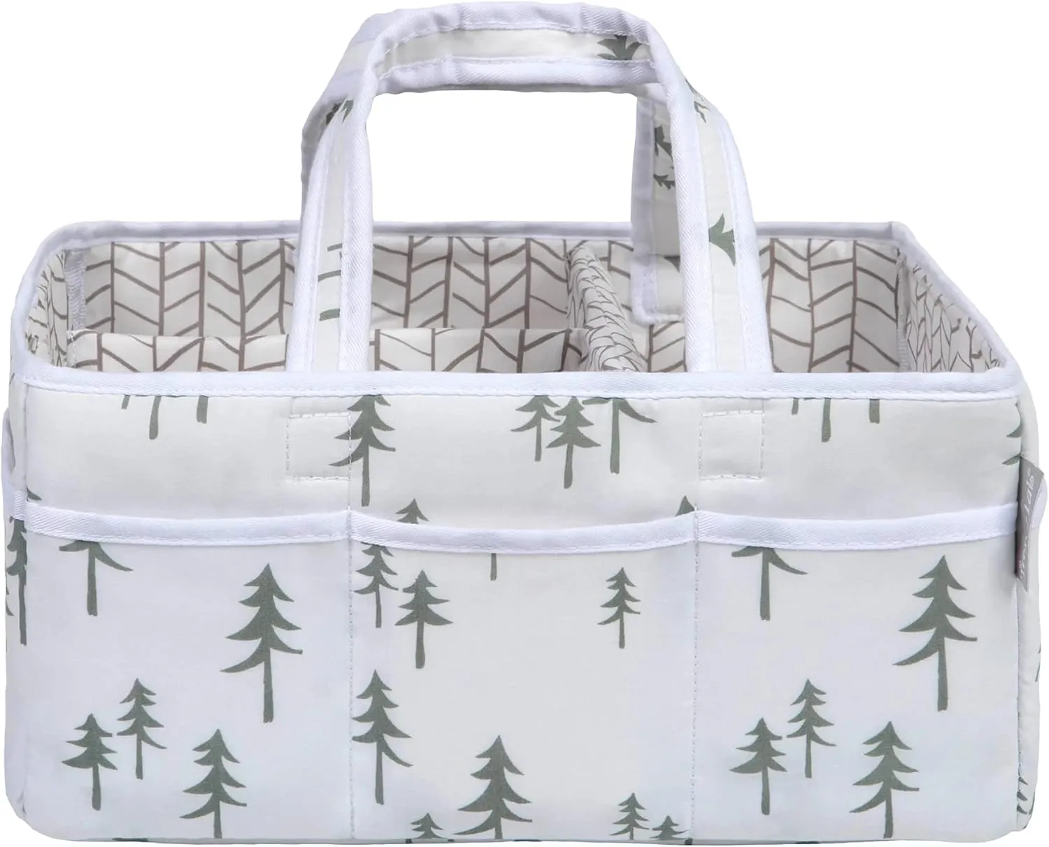 Trend Lab Mountain Baby Storage Caddy For Diaper Changing And Organizer For Newborn Essentials, 12 in x 6 in x 8 in