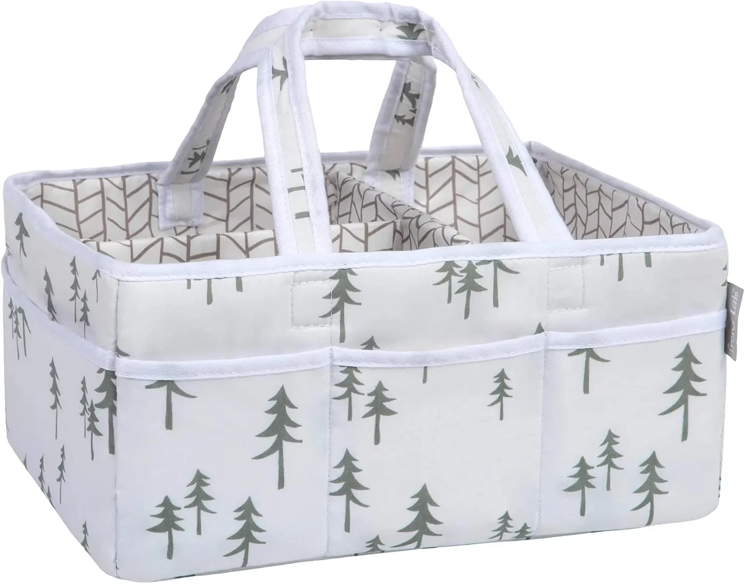 Trend Lab Mountain Baby Storage Caddy For Diaper Changing And Organizer For Newborn Essentials, 12 in x 6 in x 8 in
